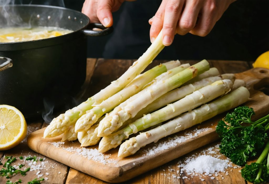 cuisson asperges blanches