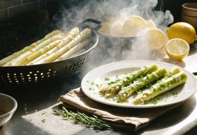 cuisson asperges blanches